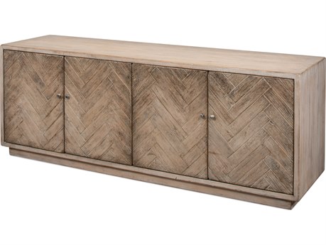 Sarreid Ltd Amalia Tv Stand Stone Grey