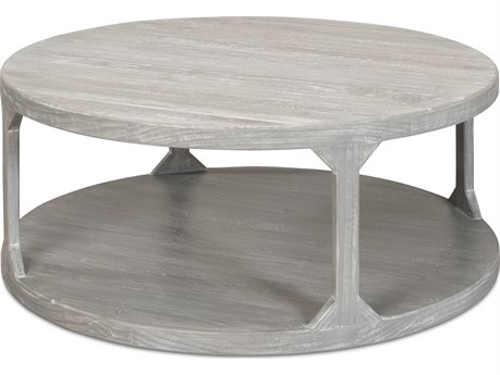 Sarreid Ltd Devon Coffee Table Moonskin Grey