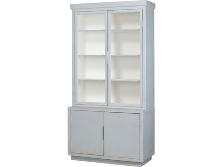 Sarreid Ltd Maldives 2 Door Bookcase Eros Blue
