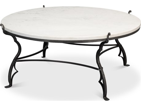 Sarreid Ltd Marylin Coffee Table With Marble Top