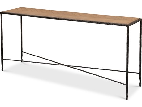 Sarreid Ltd Castle Gate Console Table with Parquet Top