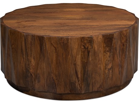 Sarreid Ltd Denali Round Cocktail Table