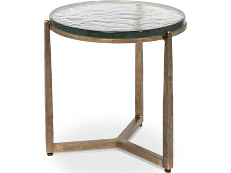 Sarreid Ltd Dorsey Round Side Table 23"