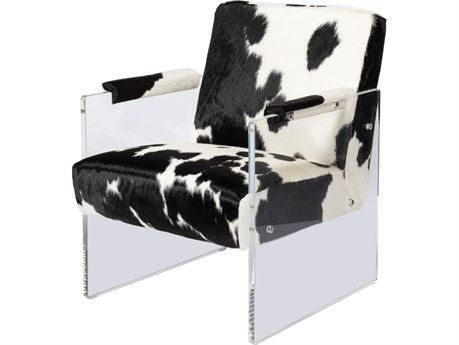 Sarreid Ltd Holloway Armchair Black & White