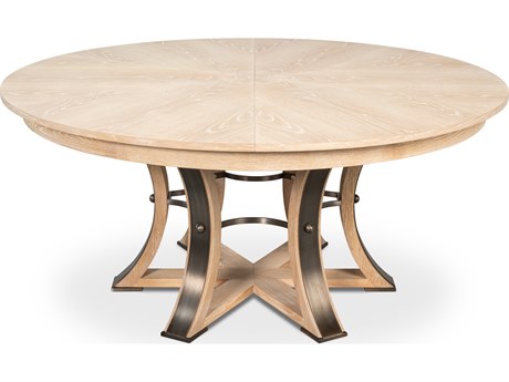 Sarreid Ltd Jupe Round Wood Dining Table