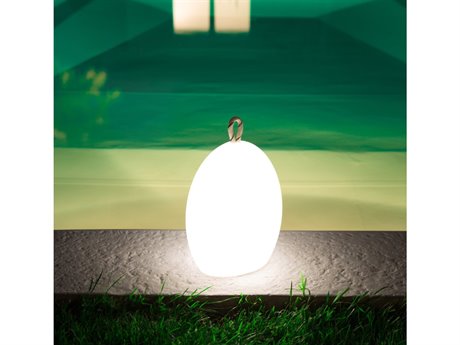 Smart & Green Amande White 1-light Outdoor Floor Light