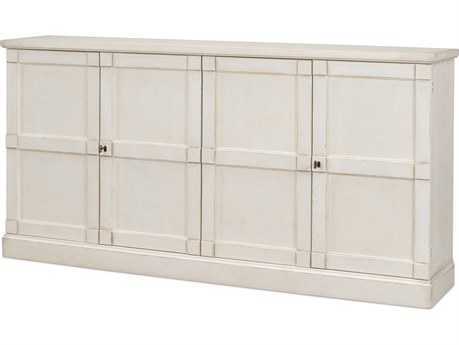 Sarreid Ltd Lionisio Buffet 75" Stucco White Wood Drs