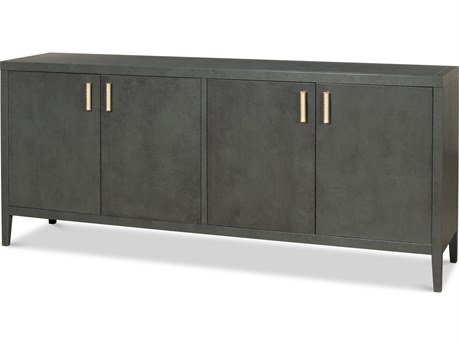 Sarreid Ltd Blanco 4 Door Buffet Stone Grey