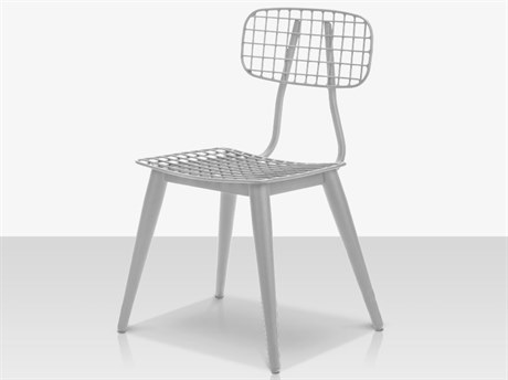 Source Outdoor Furniture Tribeca Steel Dining Side Chair in Style 6