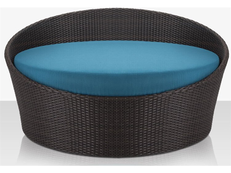 Source Outdoor Furniture Closeouts Moon Wicker Daybed in Espresso