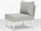 Source Outdoor Furniture Closeout Aria Aluminum Cushion Modular Lounge Chair in Gray  SCCLSF2028131GRY