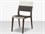 Source Outdoor Furniture Chloe Aluminum Rope Stackable Dining Side Chair in Pewter Rope  SCCLSF2207162PEW