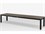 Source Outdoor Furniture Closeout Vienna Aluminum Stackable 8' Backless Bench in Kessler Silver Frame / Black Seat  SCCLSF2404184BLK