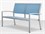 Source Outdoor Furniture Fusion Aluminum Sling Loveseat in Tex White  SCCLSF3001102TXW