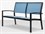 Source Outdoor Furniture Fusion Aluminum Sling Loveseat in Tex Gray  SCCLSF3001102TXG