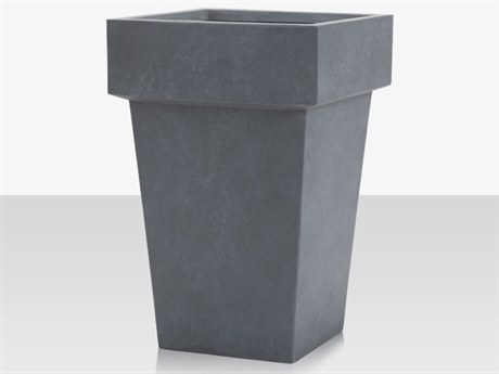 Source Outdoor Furniture Elements Gray Planter