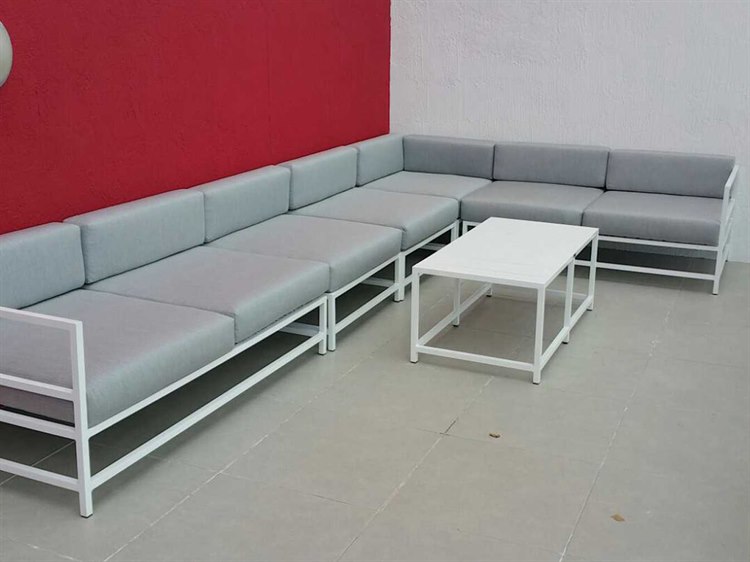 Source Outdoor Furniture Delano Aluminum Cushion Lounge Set