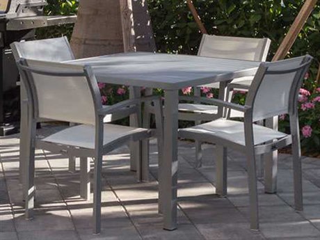 Source Outdoor Furniture Fusion Aluminum Dining Set