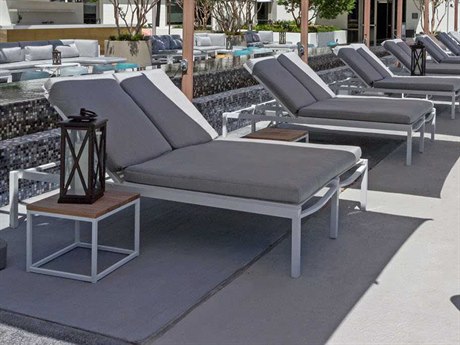 Source Outdoor Furniture Fusion Aluminum Sling Lounge Set