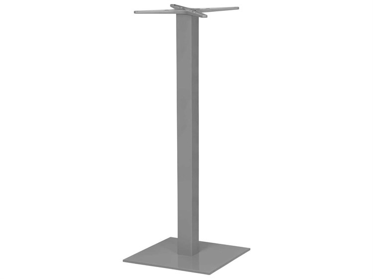 Decoscape Verona Quick Ship Aluminum Kessler Silver Small Square Bar Pole