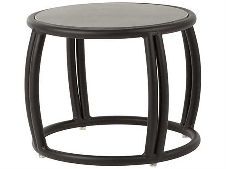 Source Outdoor Furniture Elephant Aluminum Small 20'' Round End Table