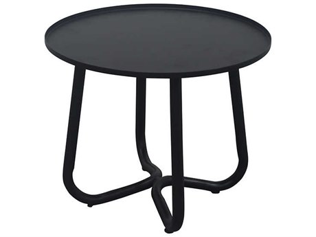 Source Outdoor Furniture Elephant Aluminum Small 19'' Round End Table