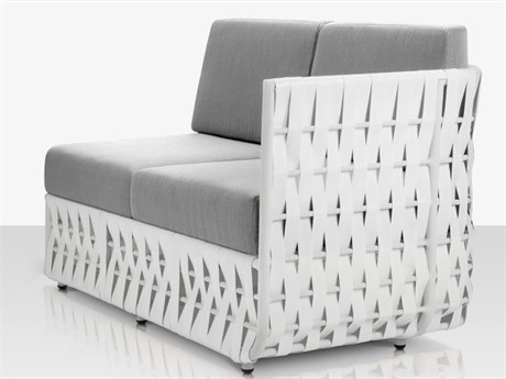 Source Outdoor Furniture Scorpio Aluminum Cushion Right Arm Loveseat