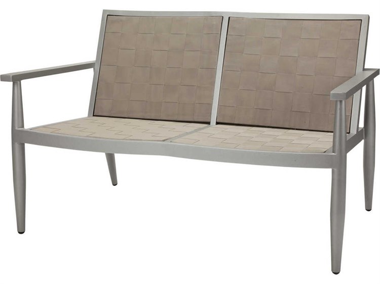 Source Outdoor Furniture Danish Aluminum Sling Strap Loveseat