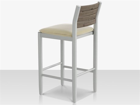 Source Outdoor Furniture Danish Aluminum Sling Strap Bar Side Chair