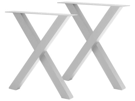 Source Outdoor Furniture Contemporary Aluminum X Style Bar Table Base