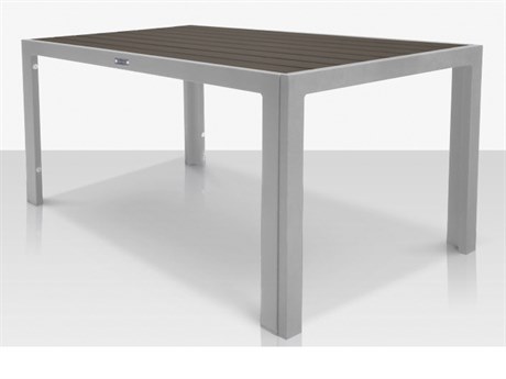 Source Outdoor Furniture Napa Aluminum 40''W x 36''D Rectangular Coffee Table