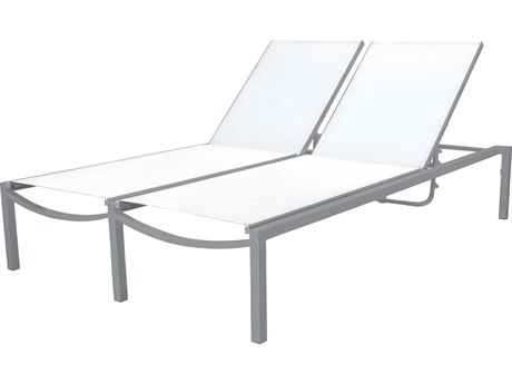 Source Outdoor Furniture Fusion Aluminum Sling Chaise Lounge