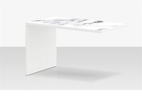 Source Outdoor Furniture MOD Aluminum 30''W x 18''D Rectangular C Side Table