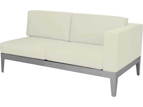 Source Outdoor Furniture South Beach Aluminum Right Arm Loveseat