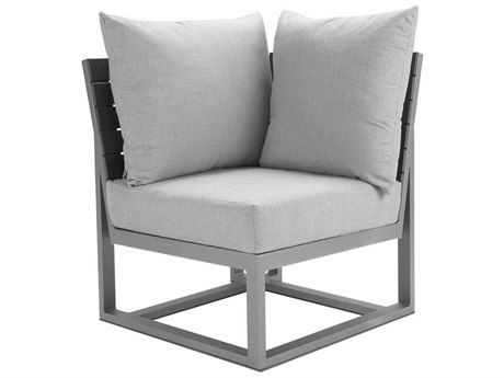 Source Outdoor Furniture Modera Aluminum Corner Lounge Chair