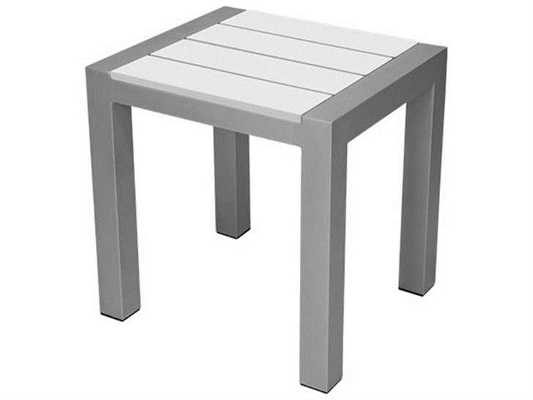 Source Outdoor Furniture Modera Aluminum 18'' Square End Table