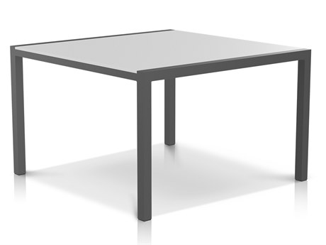 Source Outdoor Furniture Modera Aluminum Large 48'' Square Dining Table
