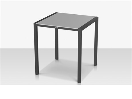 Source Outdoor Furniture Modera Aluminum Large 48'' Square Bar Table