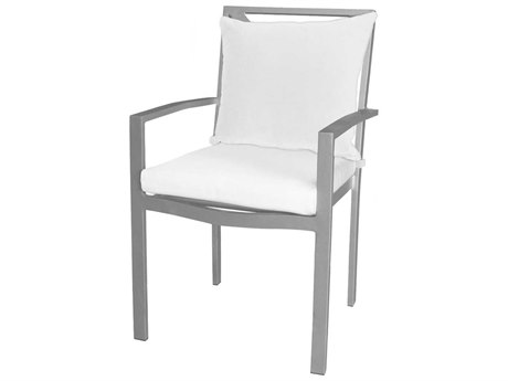 Source Outdoor Furniture Dynasty Aluminum Stackable Dining Arm Chair