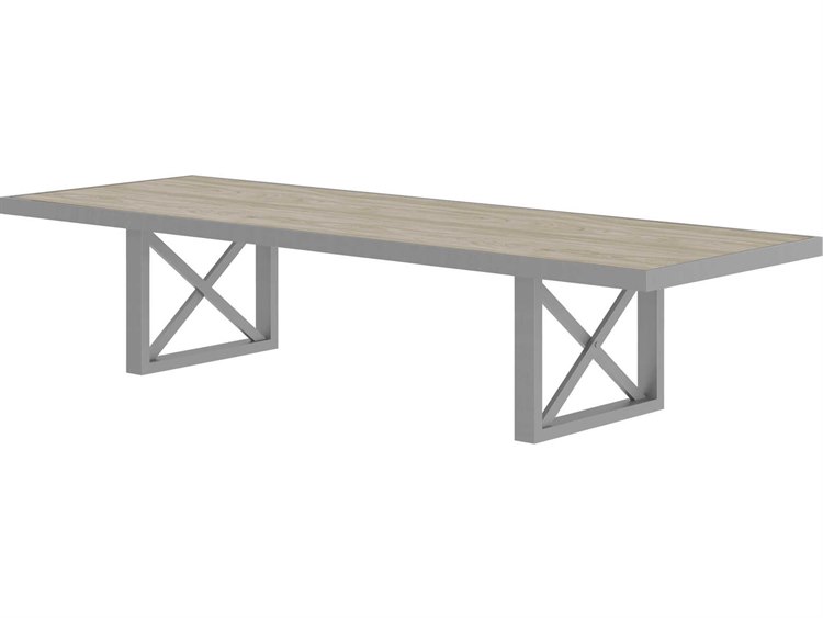 Source Outdoor Furniture Dynasty Aluminum XL Mega 143''W x 48''D Rectangular Dining Table Top