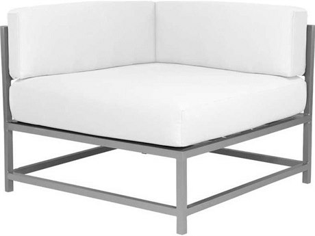Source Outdoor Furniture Delano Aluminum Square Corner Lounge Chair