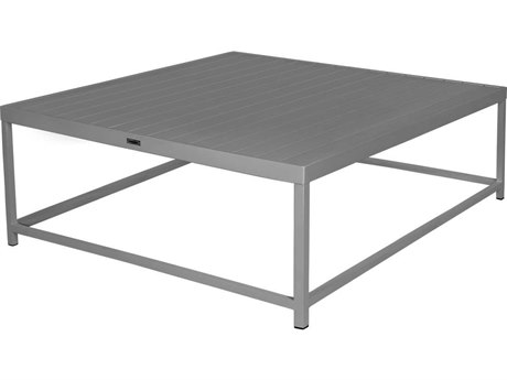 Source Outdoor Furniture Delano Aluminum 43'' Square Coffee Table