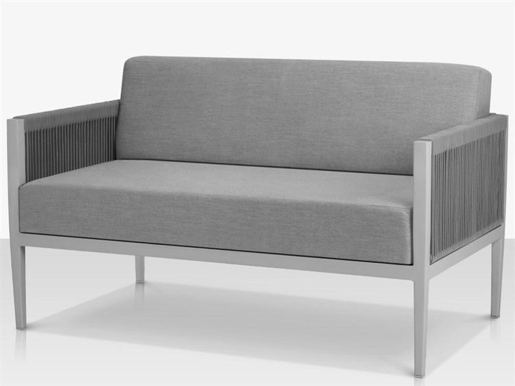 Decoscape Skye Quick Ship Aluminum Loveseat