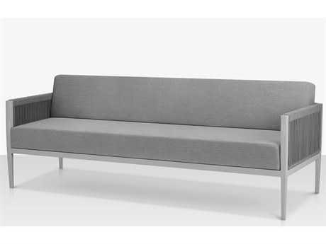 Source Outdoor Furniture Skye Quick Ship Aluminum Sofa