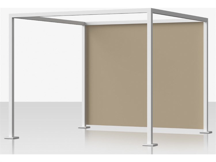 Decoscape Breeze Aluminum Cabana 15' x 10' Optional Back Side Privacy Panel