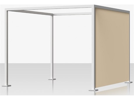Source Outdoor Furniture Breeze Cabana 15' x 10' Optional Aluminum Slats - Right Side