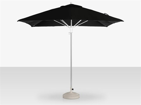 Decoscape 8 Foot Square Single Vented Push-Up Lift Umbrella