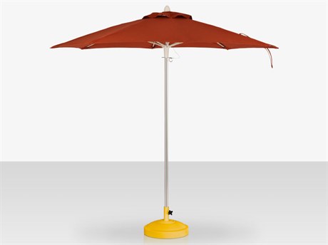 Source Outdoor Furniture 9' Round Single Vented Push Up Lift Umbrella