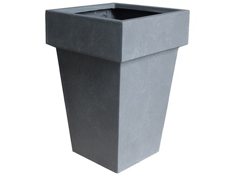 Source Outdoor Furniture Elements Gray Planter