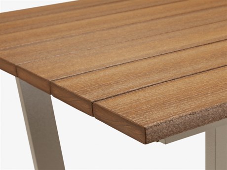 Source Outdoor Furniture Bosca Composite Wood 48''W x 34''D Rectangular Table Top